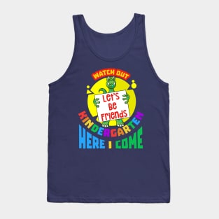 Watch Out Kindergarten Here I Come | Kindergarten Dinosaur Tank Top